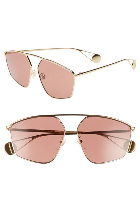 polarized gucci sunglasses for women|gucci 60mm aviator sunglasses.